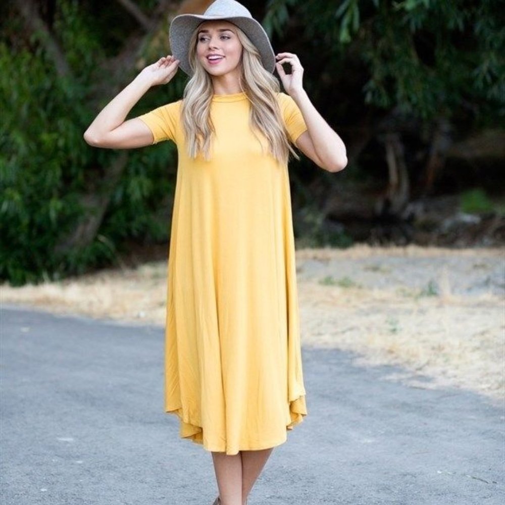 Yellow Swing Dress